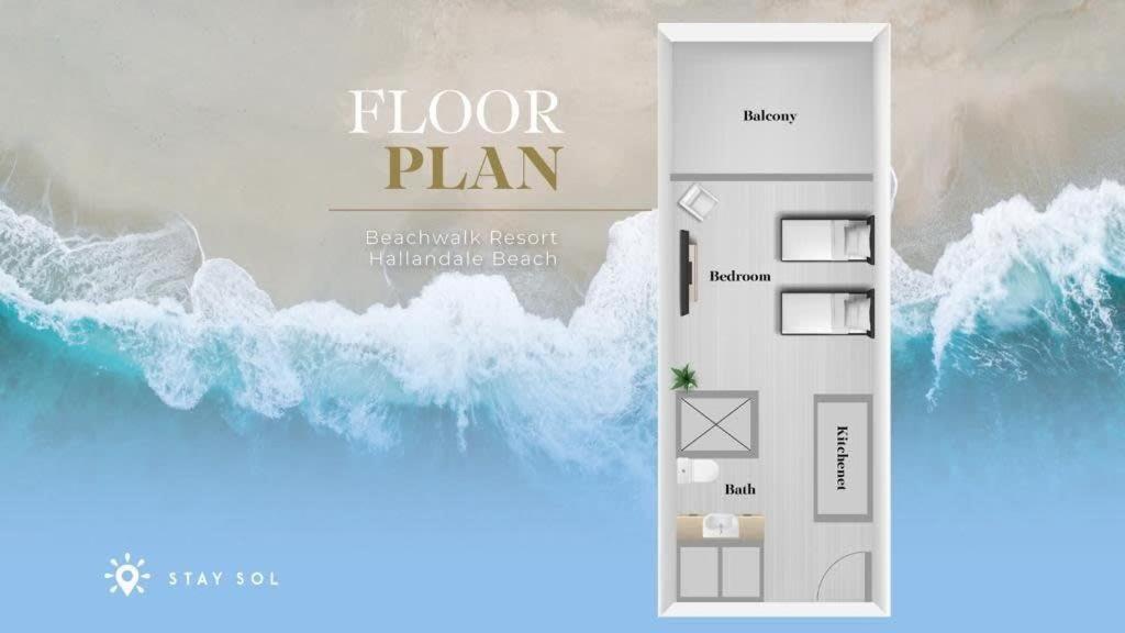 Balcony - Pool - Near Beach - Gym Hallandale Beach Esterno foto