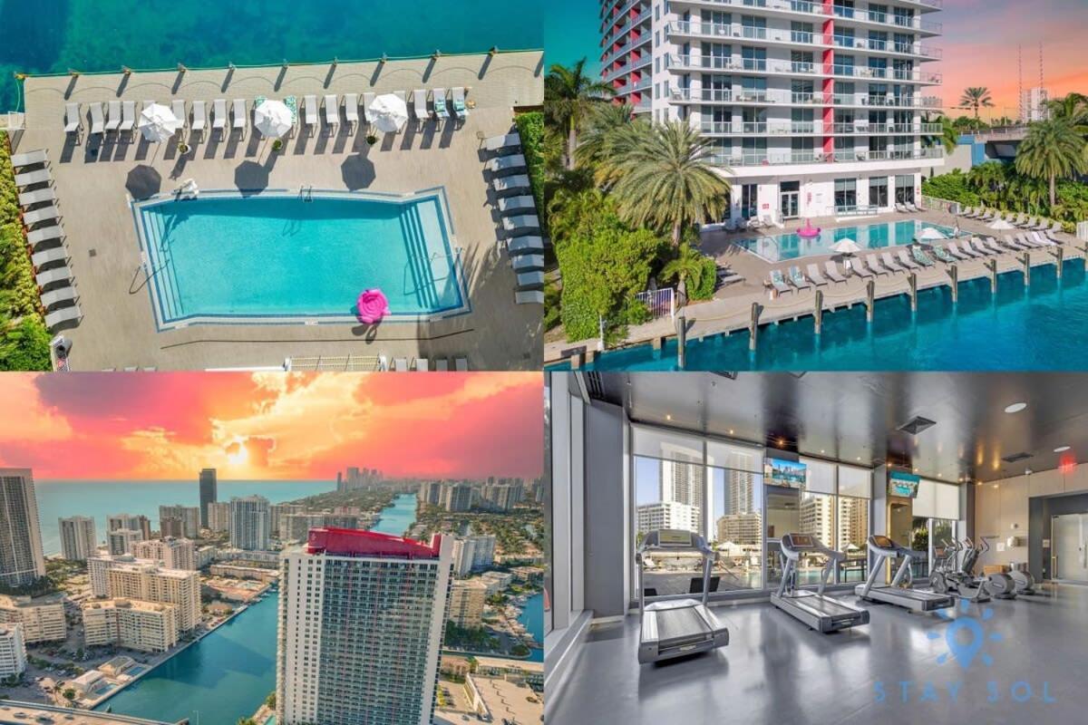Balcony - Pool - Near Beach - Gym Hallandale Beach Esterno foto